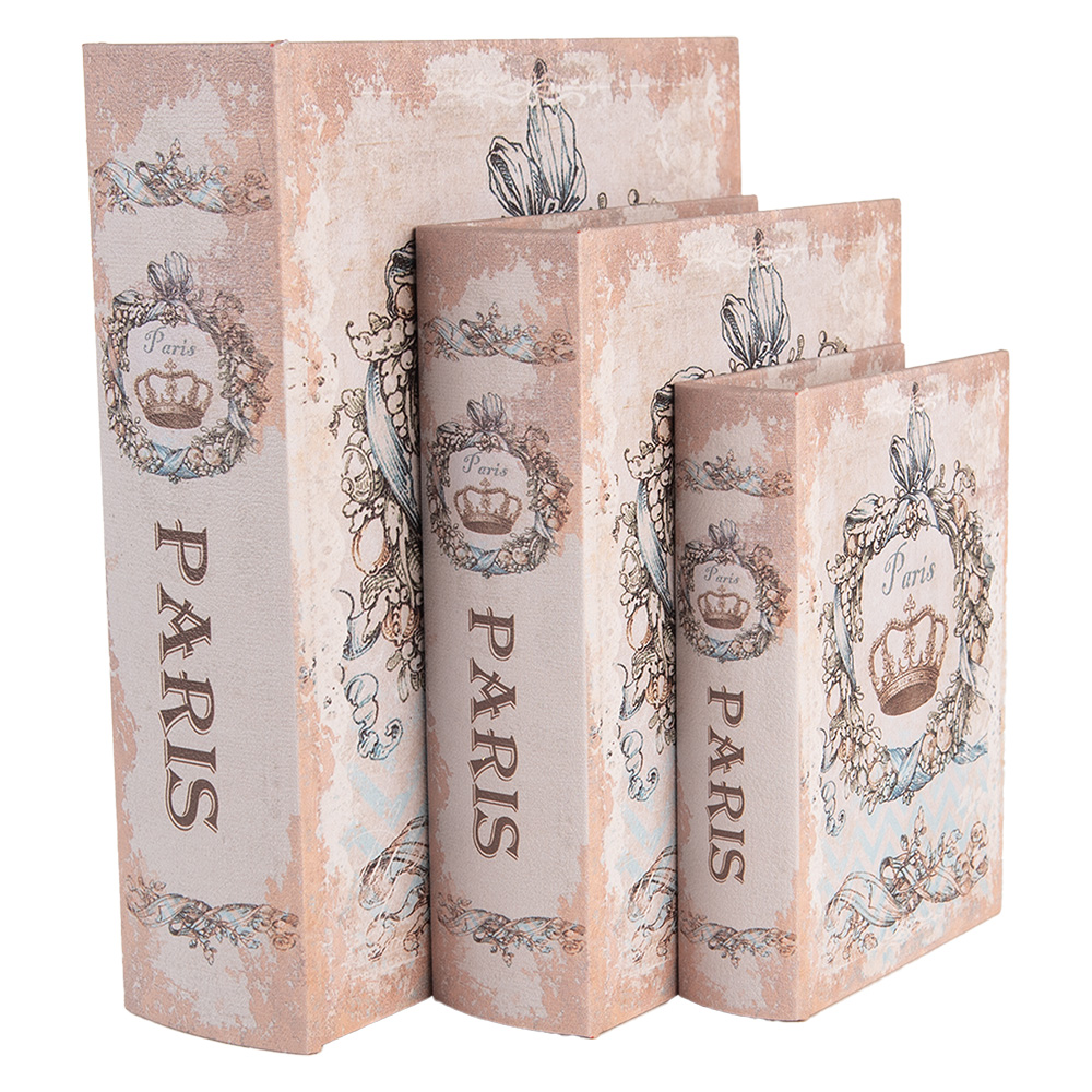 Opbergdoos (3) 27x22x7 / 22x17x6 / 17x12x4 cm