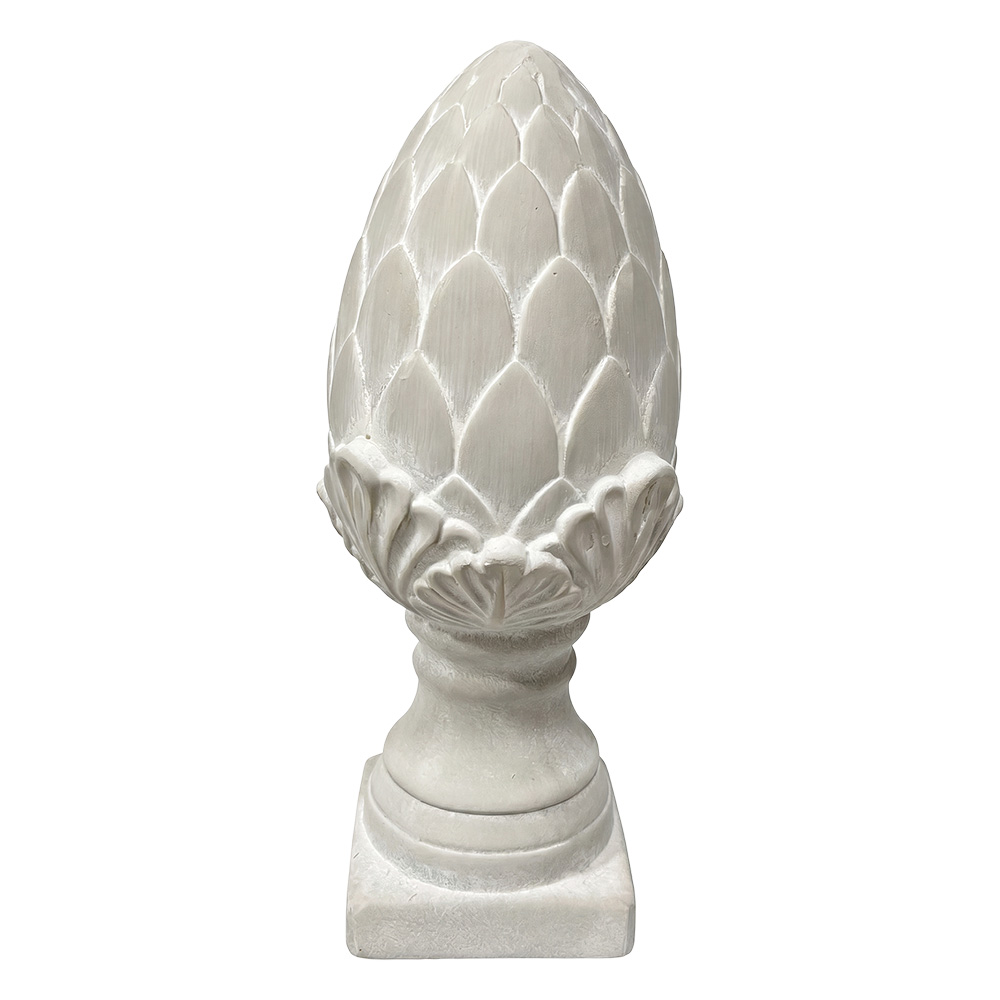 Deko Ornament Grau Ø 14x33 cm