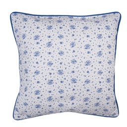 [BRB21] Housse de coussin Beige, Blue 40x40 cm