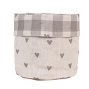 Brotkörbchen Beige Grau Ø 15x16 cm