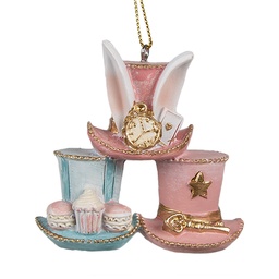 [6PR4155] Decoration pendant hat Pink Blue 7x4x7 cm
