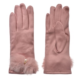 [JZGL0113P] Guanti Donna Rosa 9x23 cm