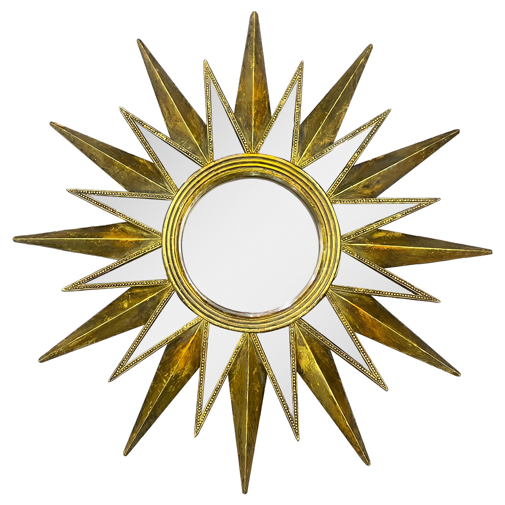 Miroir mural Or Ø 41x3 cm