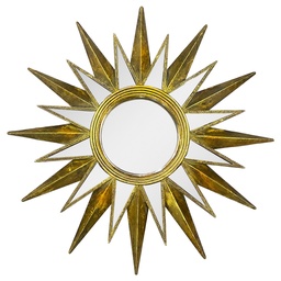 [62S346] Specchio da Parete Oro Ø 41x3 cm