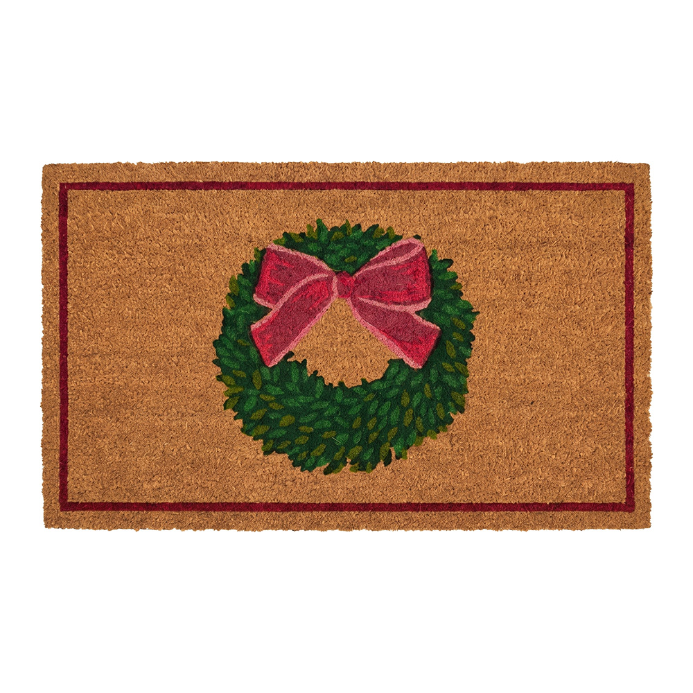 Doormat Inside Brown Red 75x45x1 cm