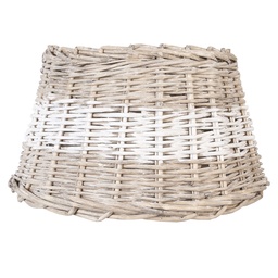 [6RO0067BW] Lampenschirm Beige Ø 38x22 cm / E27