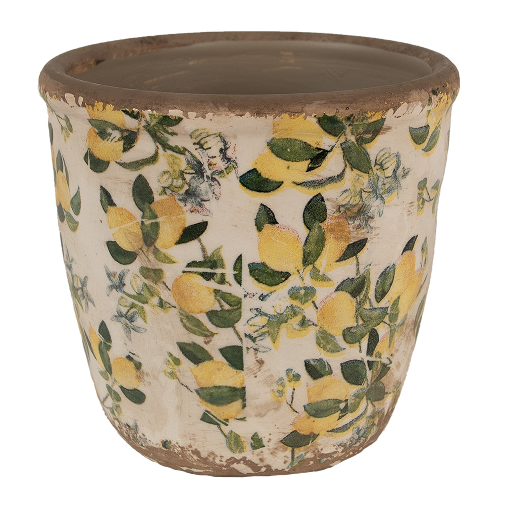Decoratie bloempot Ø 14x13 cm