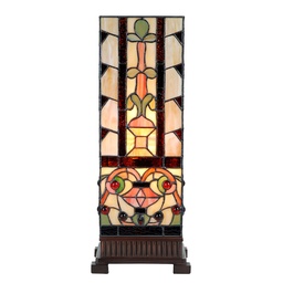 [5LL-6314] Tafellamp Tiffany 18x18x45 cm E27/max 1x40W