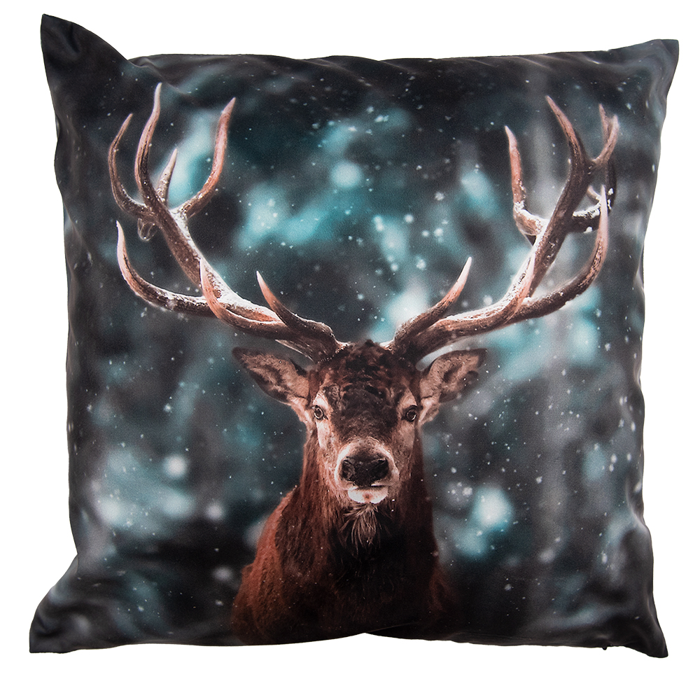Housse de coussin Vert Marron 45x45 cm