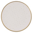 Sottopiatto Bianco, Oro Ø 33x1 cm