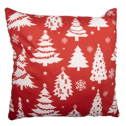 [KT021.460] Housse de coussin Rouge Blanc 45x45 cm