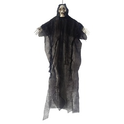 [66932] Deko Geist Schwarz 38x6x60 cm