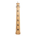 Lampada da Terra Faro Marrone 23x23x140 cm E27/max 1x60W