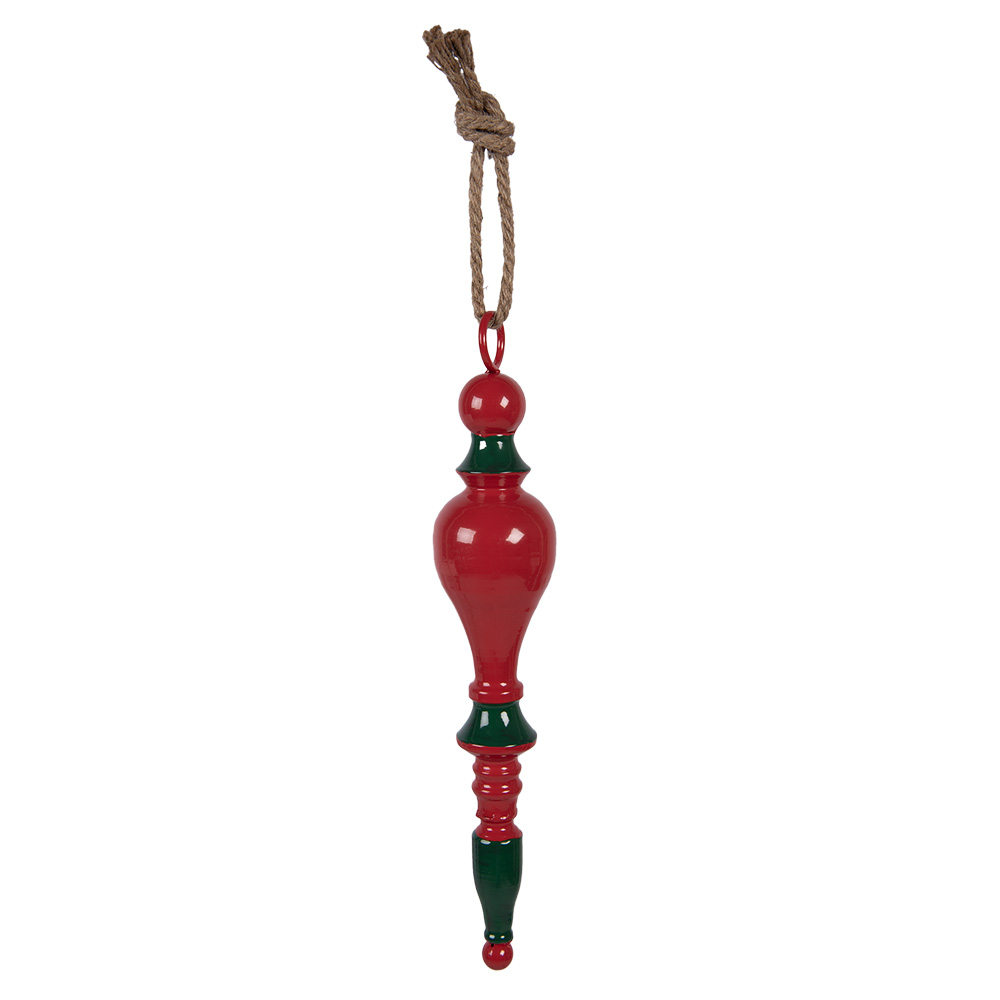 Decoratie hanger kerst Ø 8x41 cm