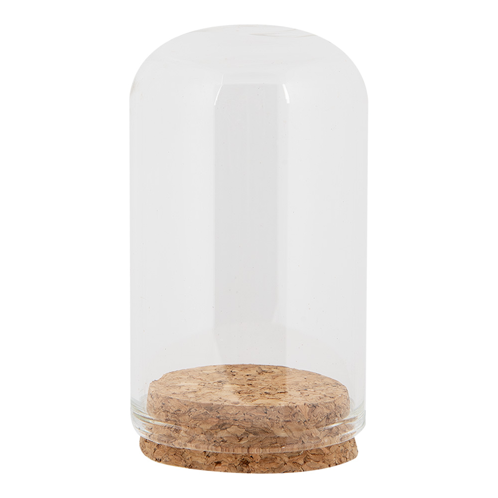 Cloche de verre Transparent Ø 5x8 cm