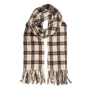 Scarf Women Brown 50x210 cm