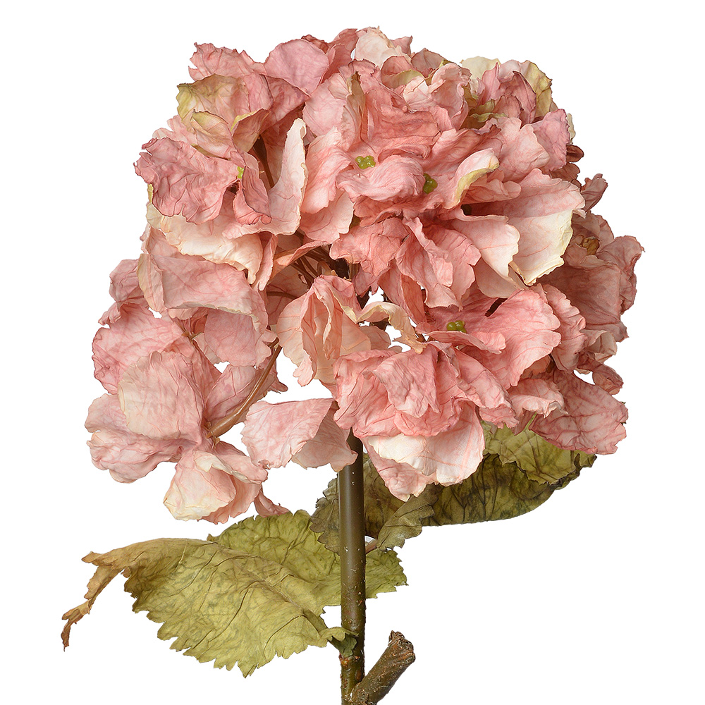 Decoratie tak met bloemen 10x10x55 cm