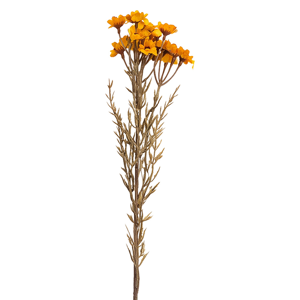 Deko Ast mit Blumen Gelb 77 cm