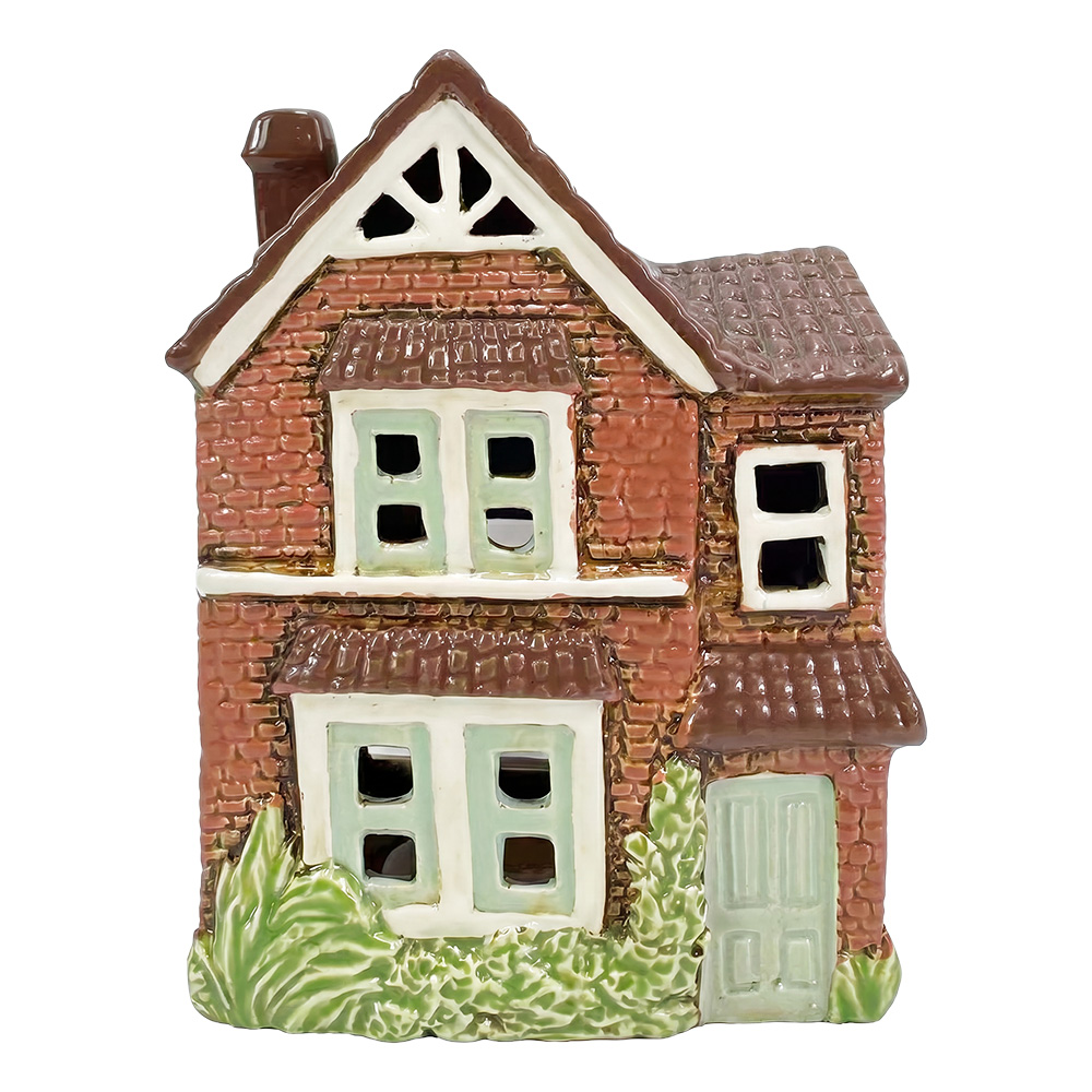 Waxinelichthouder huis 13x9x17 cm