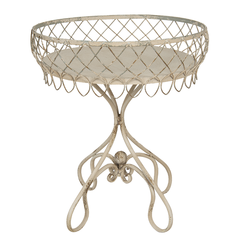Tavolino beige Ø 55x65 cm