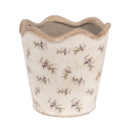 [6CE1672L] Flower Pot Inside Beige Ø 19x18 cm