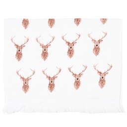 [CTCOL-2] Serviette d'invité Marron, Beige, Blanc 40x66 cm