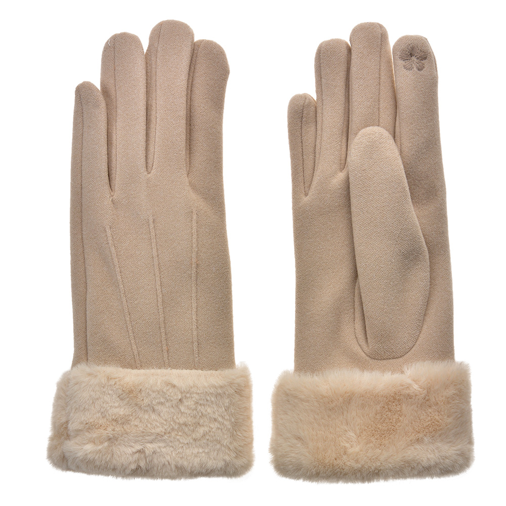 Handschuhe Winter Weiß 9x24 cm