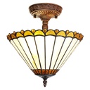 Deckenleuchte Tiffany Ø 29x30 cm E14/max 2x25W