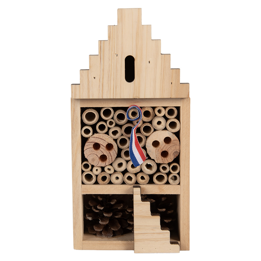Hôtel à insectesm Marron 12x7x25 cm