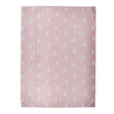 Plaid Pile Rosa Bianco 130x170 cm