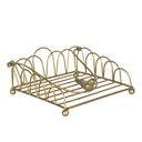 Napkin Holder Gold 20x20x9 cm