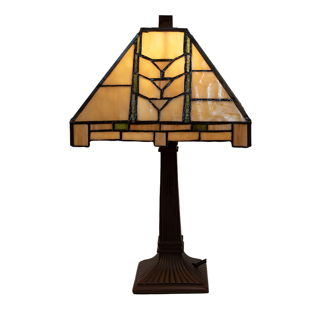 Lampada da tavolo Tiffany 23x23x38 cm E14/max 1x40W