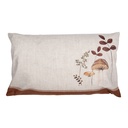 Federe Cuscini Beige Marrone 30x50 cm