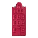 Décoration Maison Rouge 5x4x13 cm