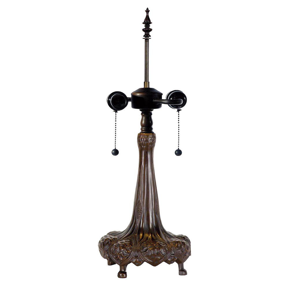 Lamp Base Table Lamp Tiffany Brown Ø 31x85 cm E27/max 2x60W
