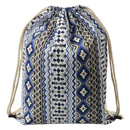 [JZBG0308] Rucksack Weiß Blau 34x1x43 cm