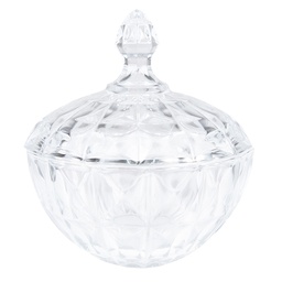 [6GL4205] Bowl with cover Transparent Ø 16x19 cm