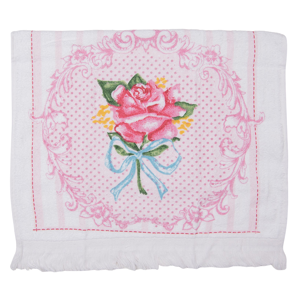 Serviette d'invité Rose, Bleu 40x66 cm