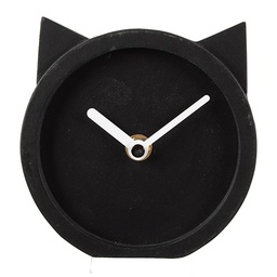 [6KL0822] Horloge de table Noir 12x5x13 cm / 1xAA