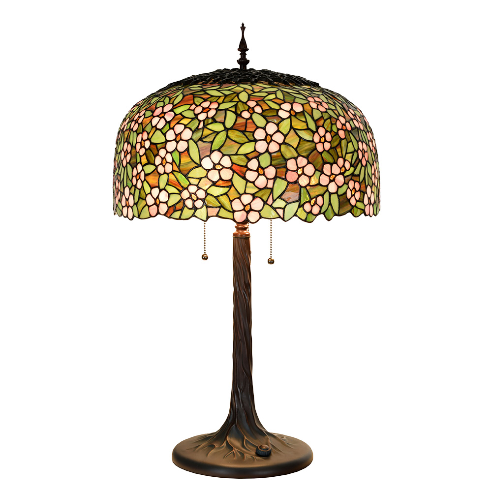 Lampada da tavolo Tiffany Multicolor Ø 46x72 cm E27/max 3x60W