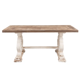 [5H0357] Esstisch Braun 180x90x82 cm