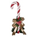 Decoration candy cane Red White 44x36x91 cm