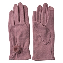 [JZGL0110PA] Guanti Donna Viola 9x23 cm