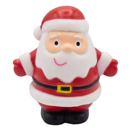 [66739] Papera di gomma decorativo Babbo Natale Bianco Rosso 5 cm