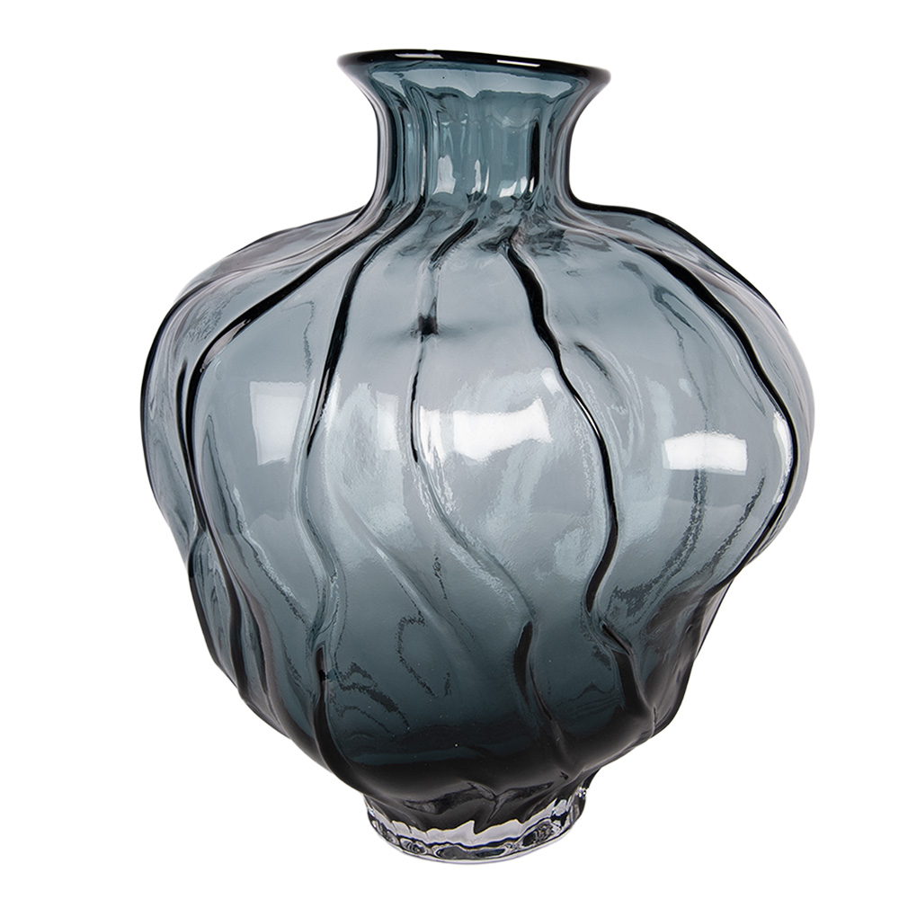 Vase Glas Blau Ø 26x31 cm