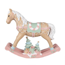[6PR4260] Decoratie hobbelpaard 41x10x37 cm