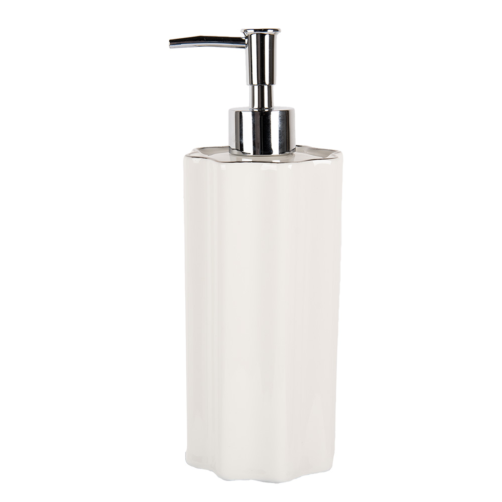 Distributeur de savon Blanc Ø 8x22 cm / 475 ml