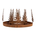 Chandelier Marron Ø 30x15 cm