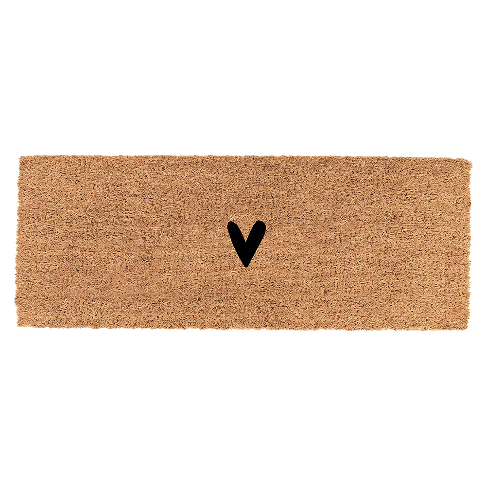 Doormat Inside Brown Black 75x22x2 cm