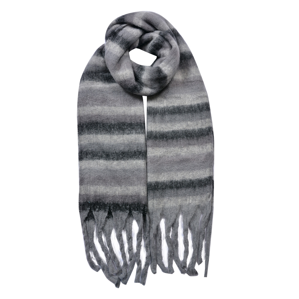 Schal Damen Grau 39x200 cm